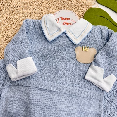  Saída de Maternidade Théo - Azul Bebê